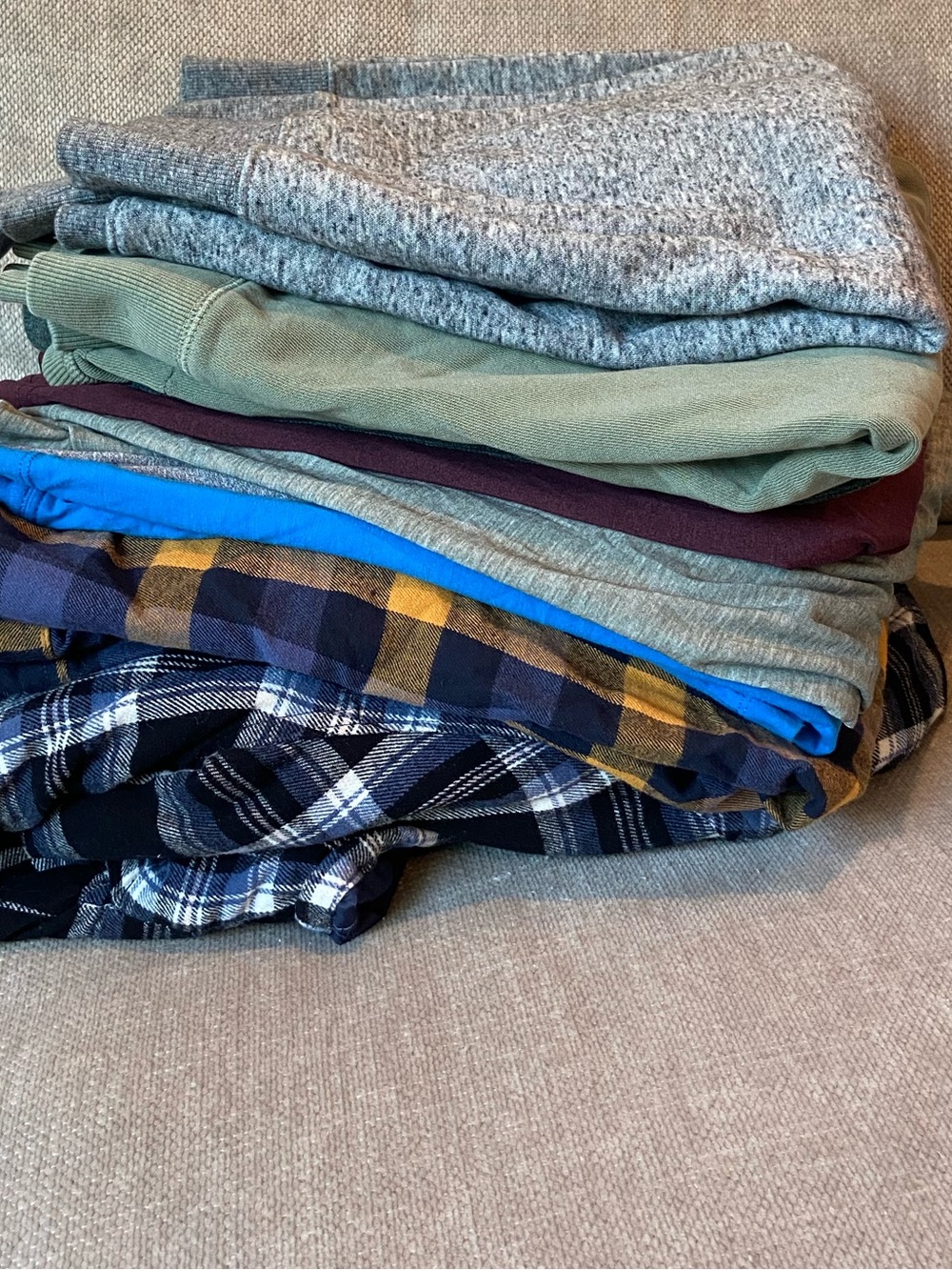 Mixed Men's Medium Casual Tops Stack